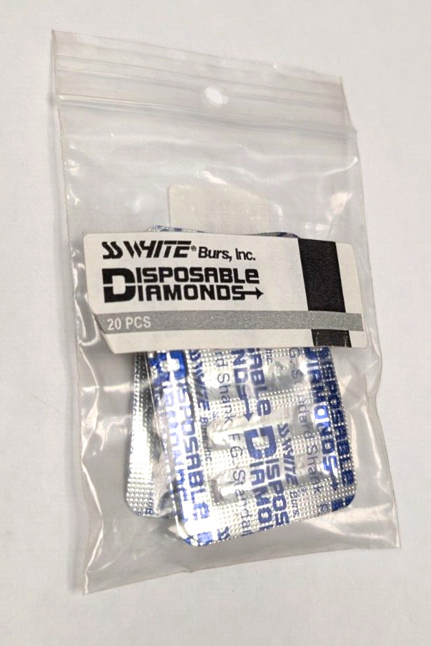 SSWhite Disposable Diamonds BURS 830-012 REGULAR 25pcs/Pk