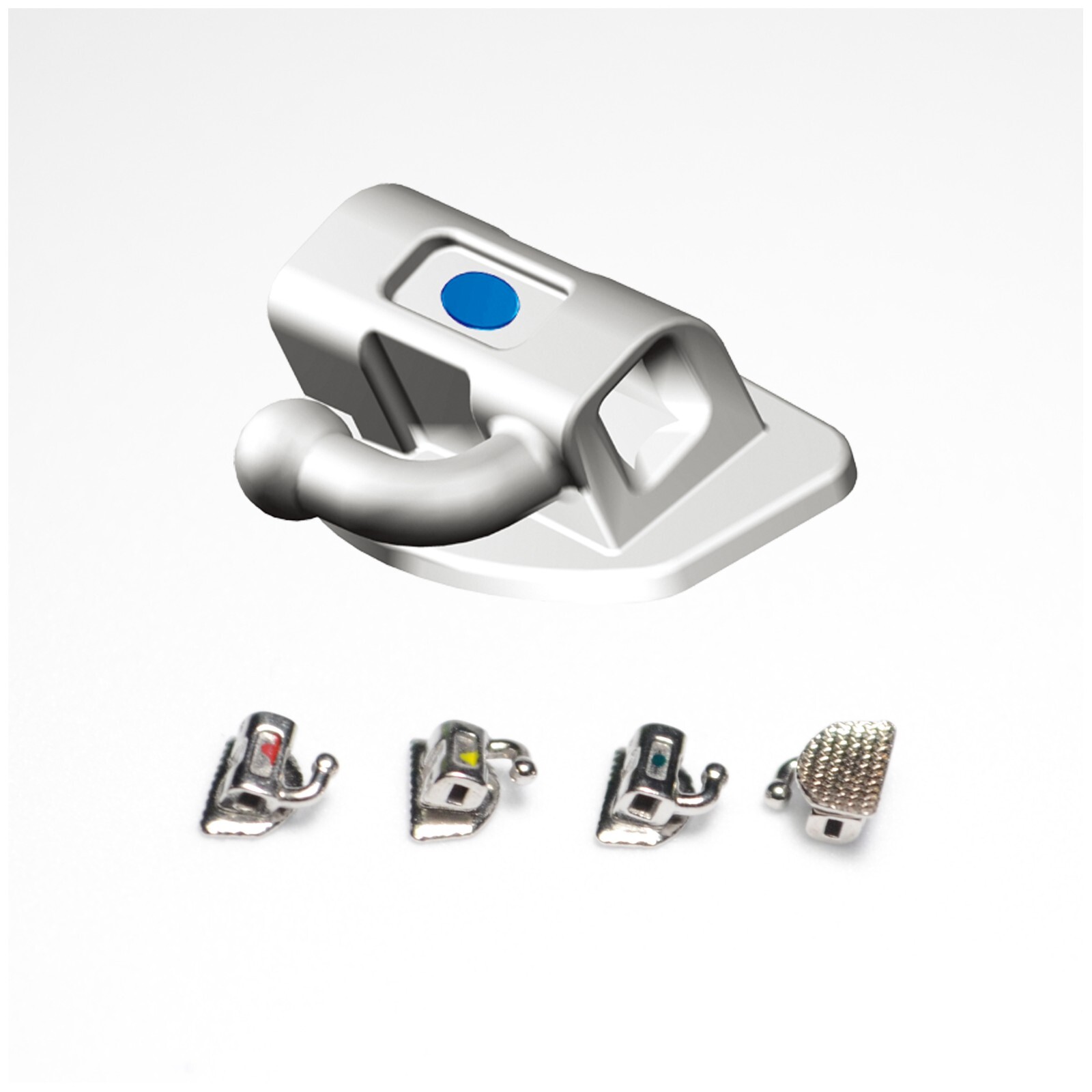 J&J Ortho Dental Orthodontic Second Molar Single Non-Convertible Buccal Tube