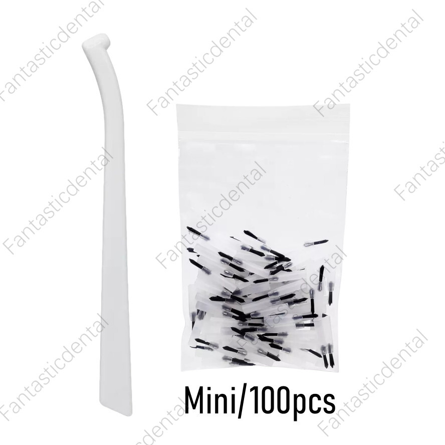 Dental Micro Brushes Tips Applicator Handle Brush Composite Resin Disposable