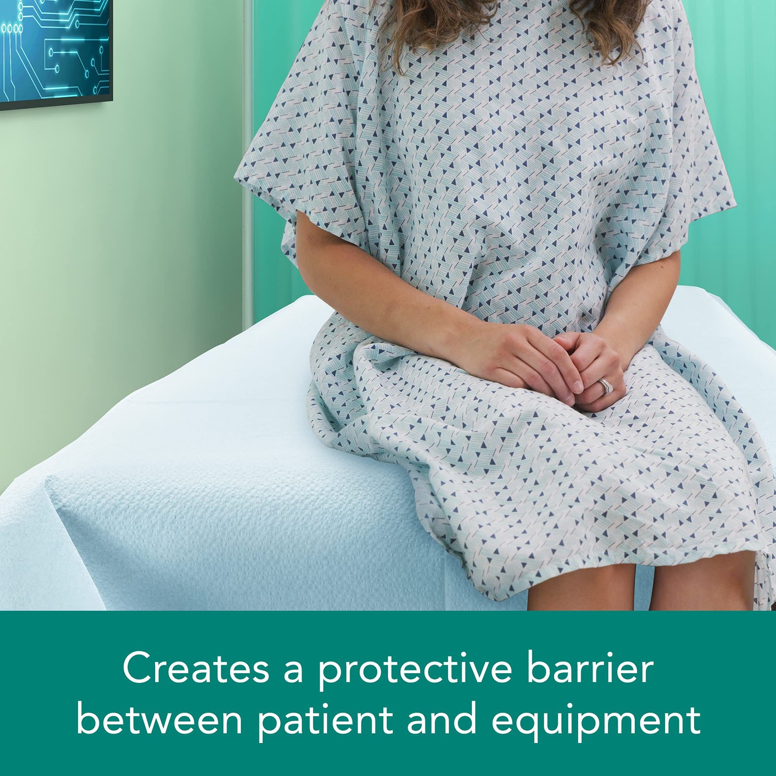 980928 Single-Use Medical Equipment Drape, Stretcher Sheet or Exam Table Paper,