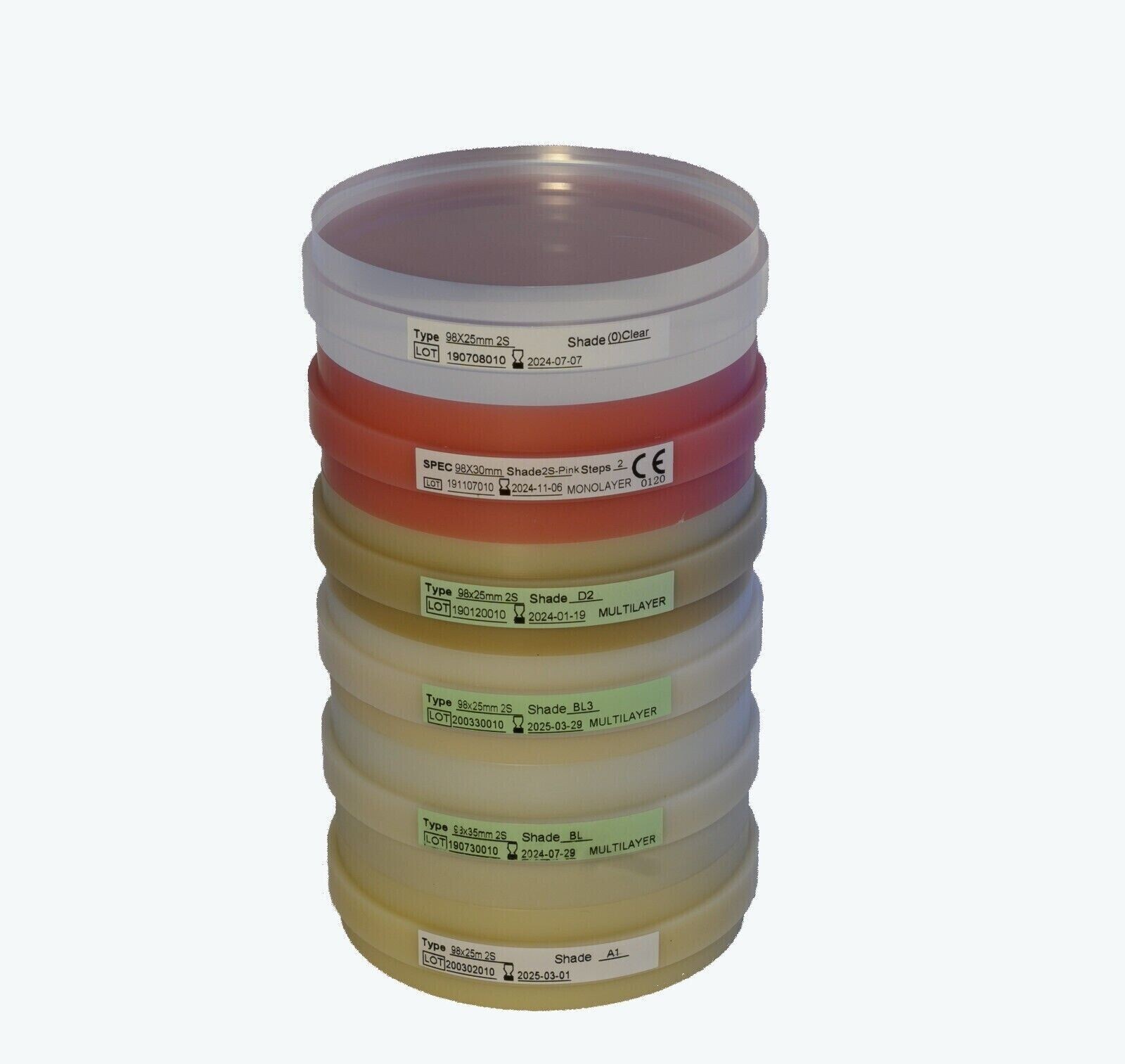 Multilayer PMMA 98x25mm Shade BL