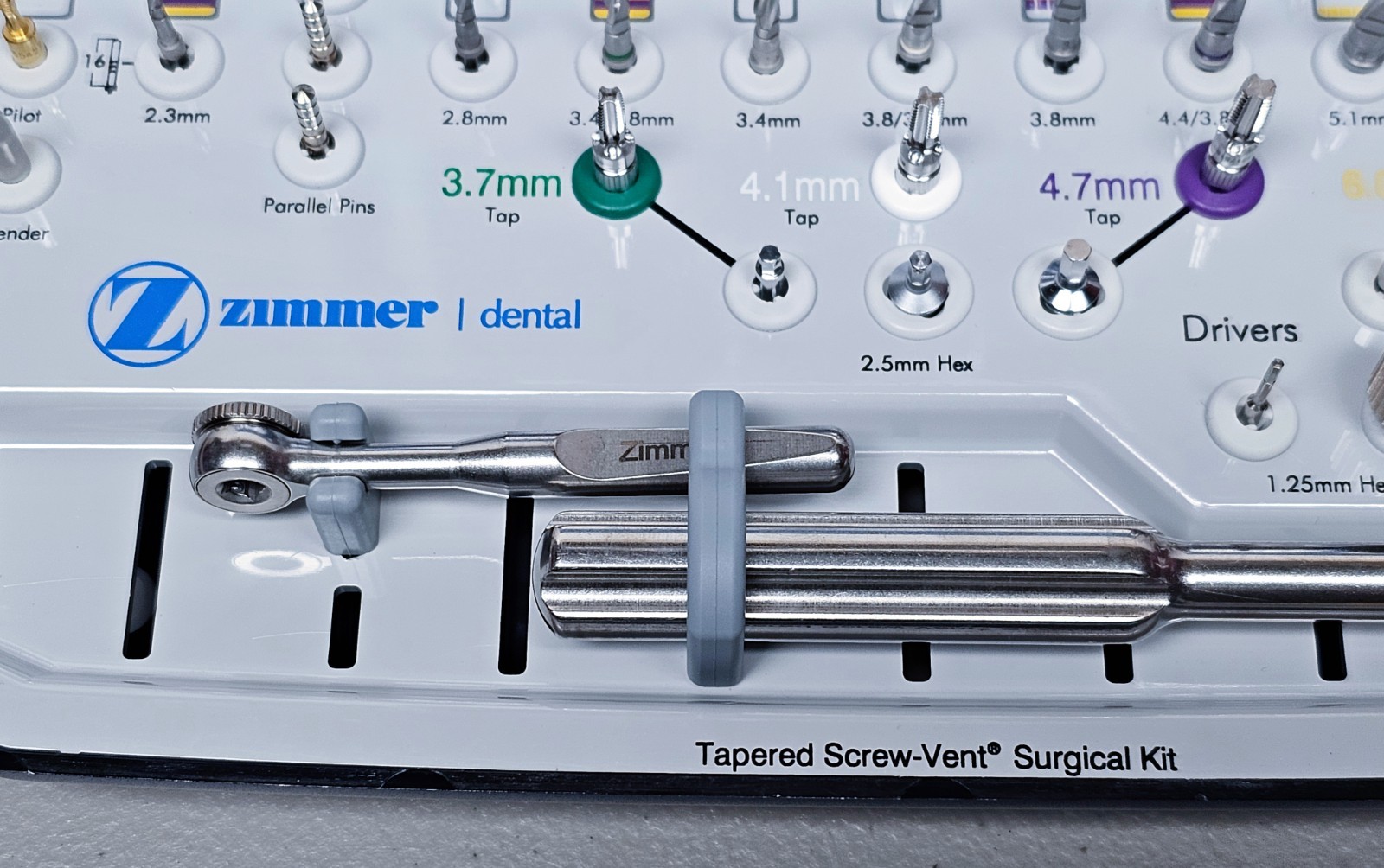 Zimmer Tapered Screw-Vent Kit,Excellent but May Not Complete,Sold as Pictured,#C