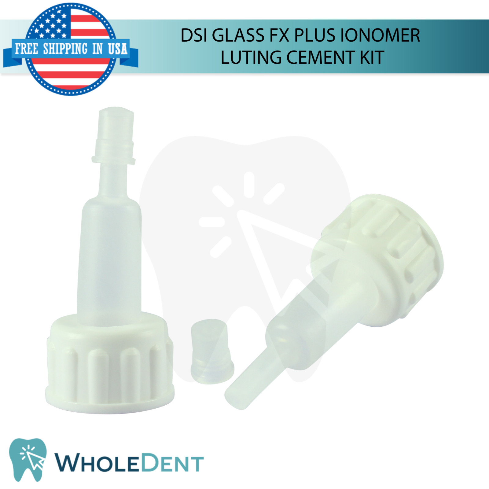 Glass FX Plus lon0mer Permanent Cement Dental Restoration Lu ting Adhesive