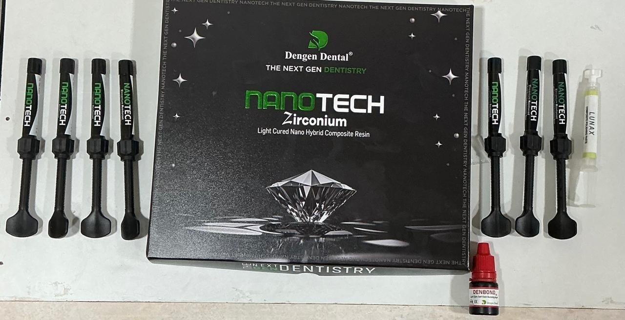 Dental NANOTECH ZIRCONIUM LC Reinforced Nano Hybrid 7 Composite & Bonding Kit