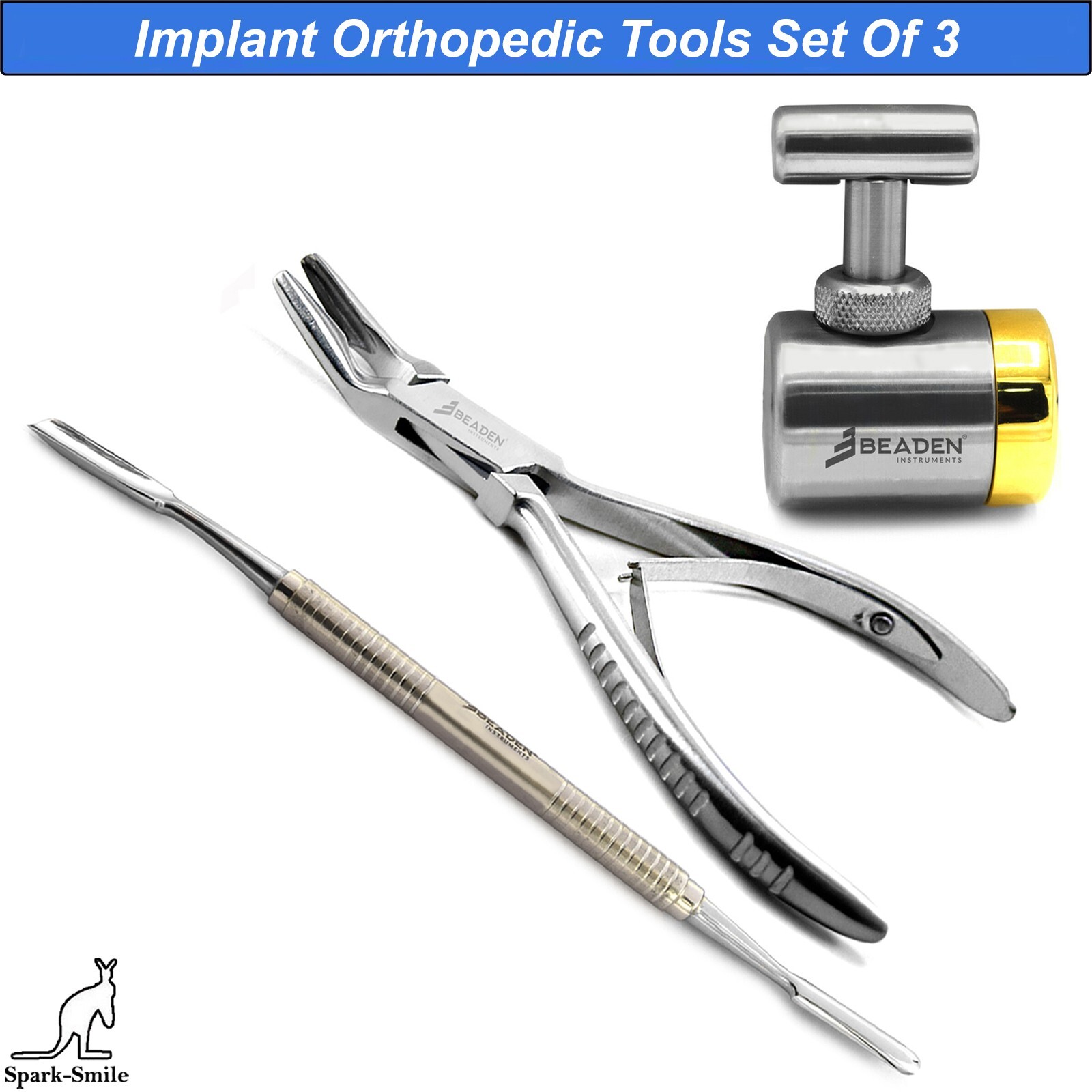 Dental Bone Rongeur Plier Palti Bone Graft Crusher Implant Orthopedic Tools Sets