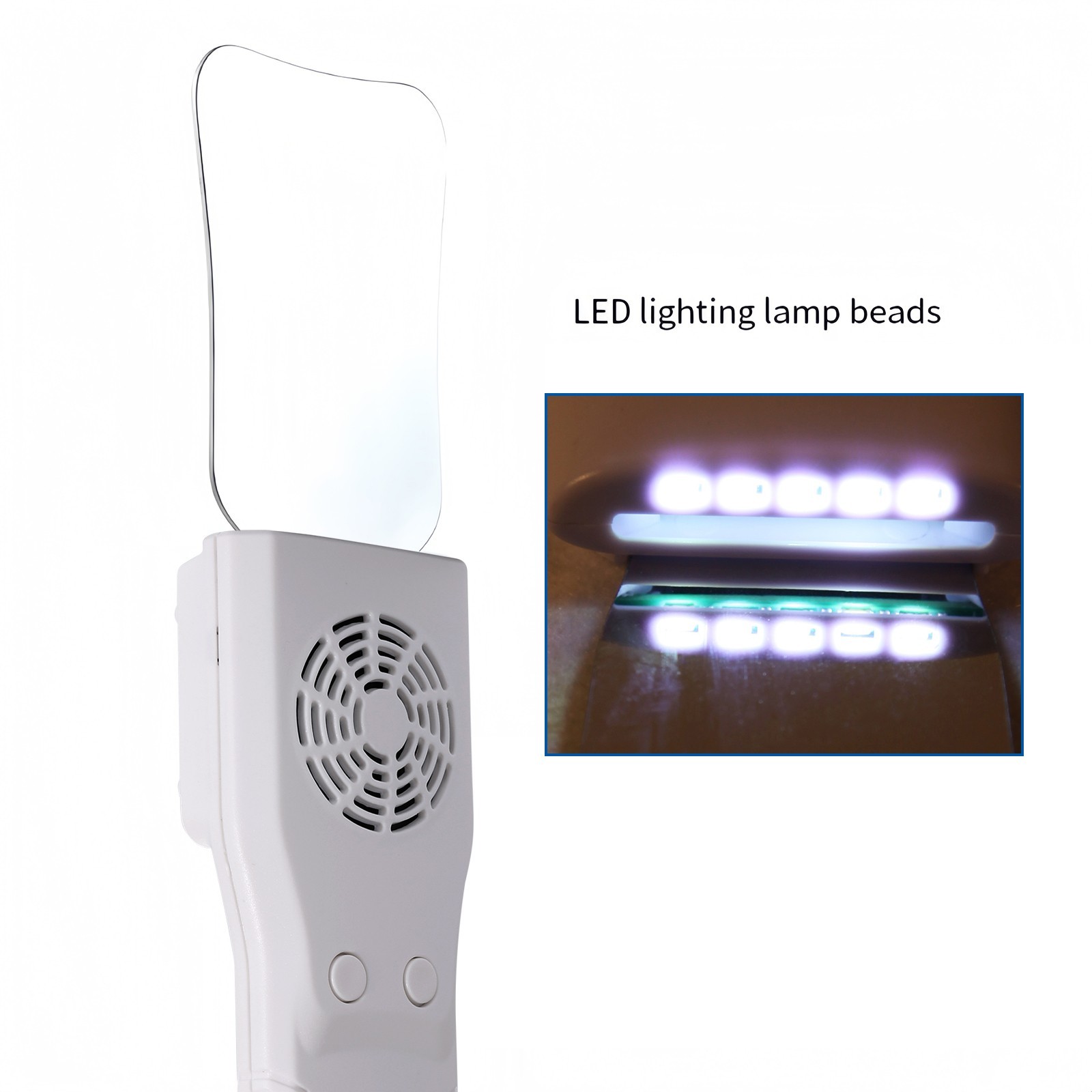 Dental Occlusal Mirror Fog Free Photo 5 LED Lights Intra Oral 4 Mirrors Anti-Fog