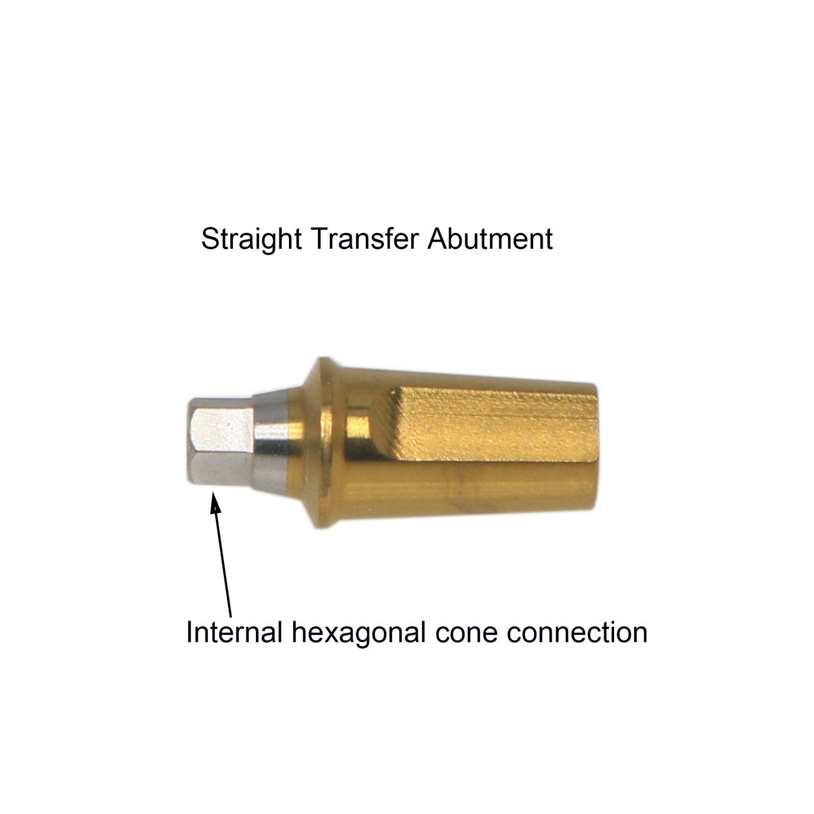 Hiossen Dental Ø4.5 Mini ET Platform Ti Straight Standard Mini Transfer Abutment
