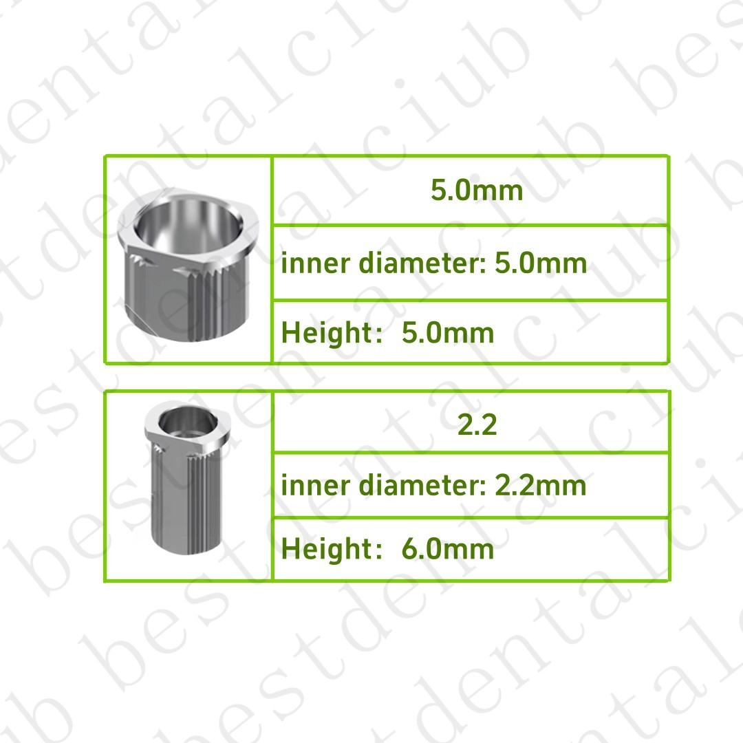 10x Dental ITI Guide Hole Sleeve Implant Digital Guidance DGS Straumann ∅5.0/2.2