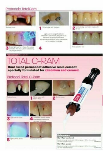 ITENA Total C-Ram Self Adhesive Dental Resin for All Ceramic Zirconium Free Ship