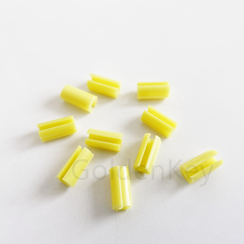 10Pieces Dental Rider Female Yellow Riders Fits Hader Bar Attachment Bolt Small