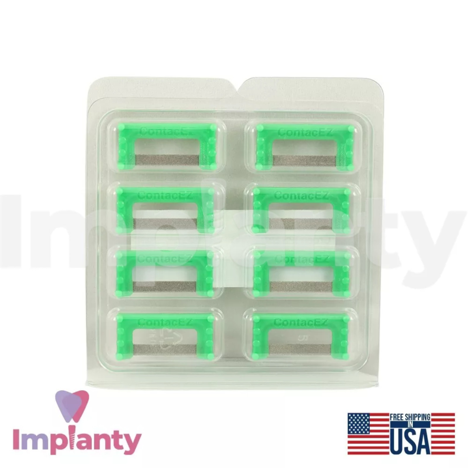 Extra Widener Green IPR Dental Strips Set Coarse Stainless Steel Diamond Coating