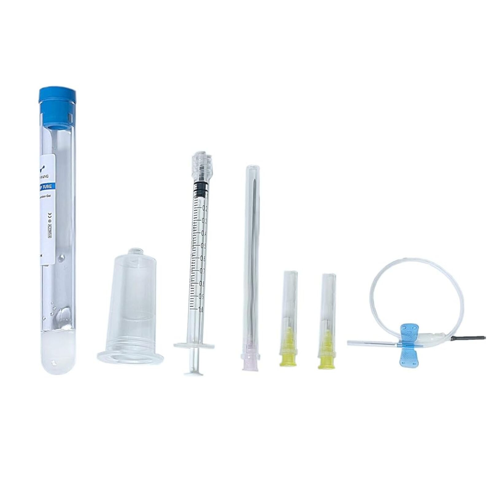 1 Complete Kit with One or TWO P-R-P Tube 15/10ML Separation Gel Anticoagulant