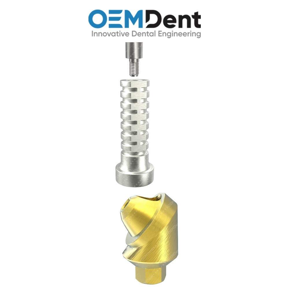 Dental Angulated Multi Unit 1.4mm Titanium Sleeve Set 60° Paltop® Compatible