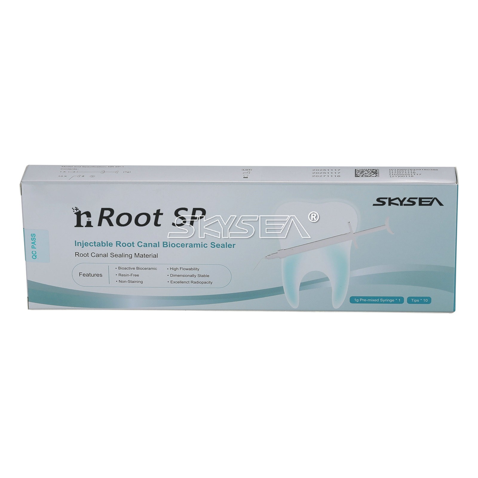 10Packs Root canal bioceramic sealer endo Bioceramic Filling Repair Cement SP 1g
