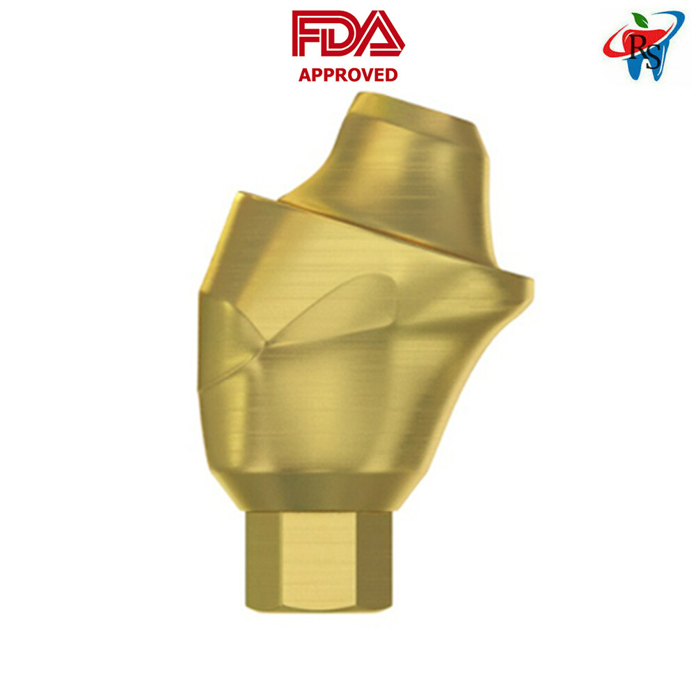 10x Set Plastic Sleeve + Angulated 30° Multi-Unit 1.6 Int Hex 2.42mm Connection