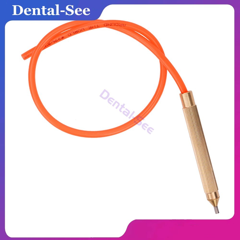 Dental Lab Sandblasting Machine Blaster Pen Tip Nozzle Brass and 5pcs tips