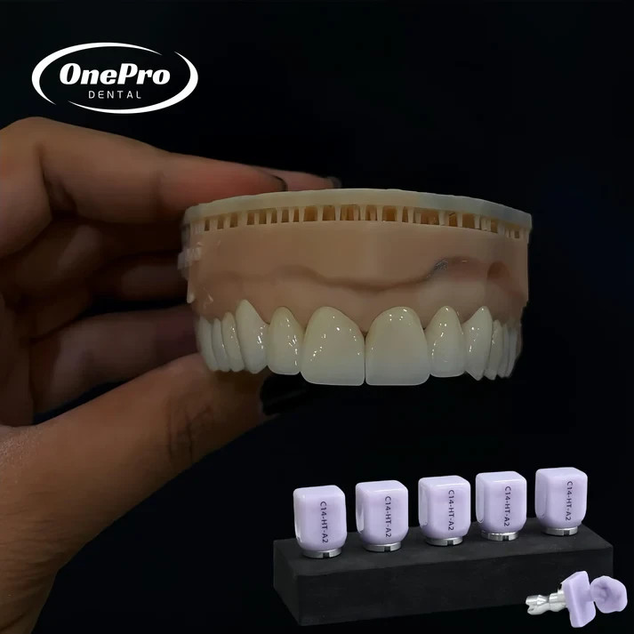 Dental Lithium Disilicate CAD/CAM Block CEREC Compatible HT/LT/MT 5pcs/Box C14