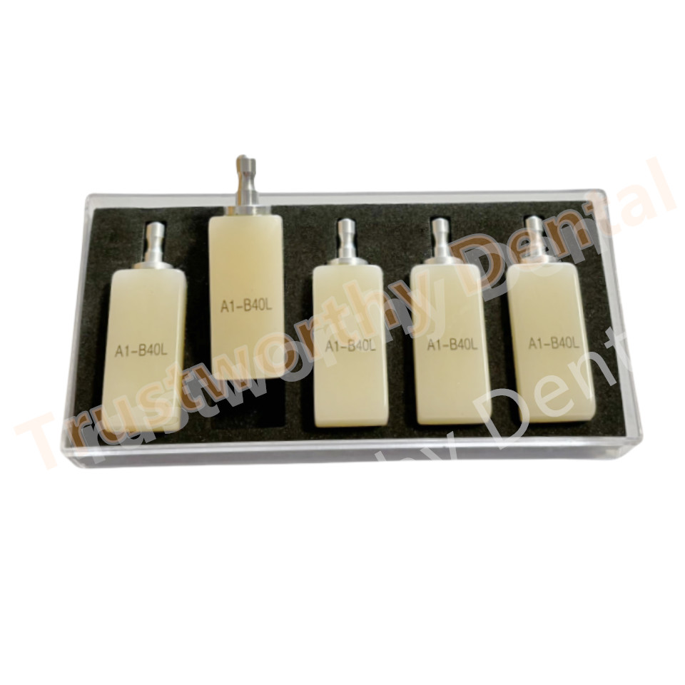 Dental B40L PMMA Blocks Disk Block Cerec Bleached Blocks A1 Bridge