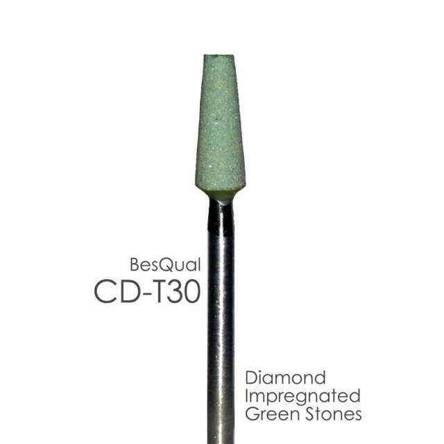 Zirconia – Diamond Impregnated Green Mounted Stone – CD-T30