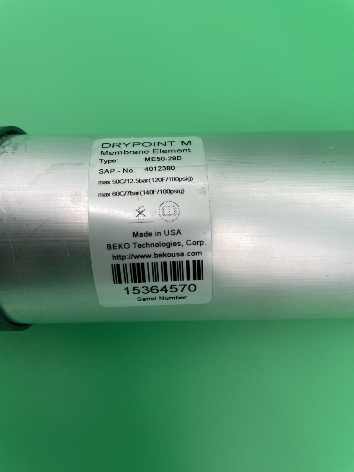 Pre-Owned Air Techniques AirStar Membrane Cartridge Replacement Kit #87010