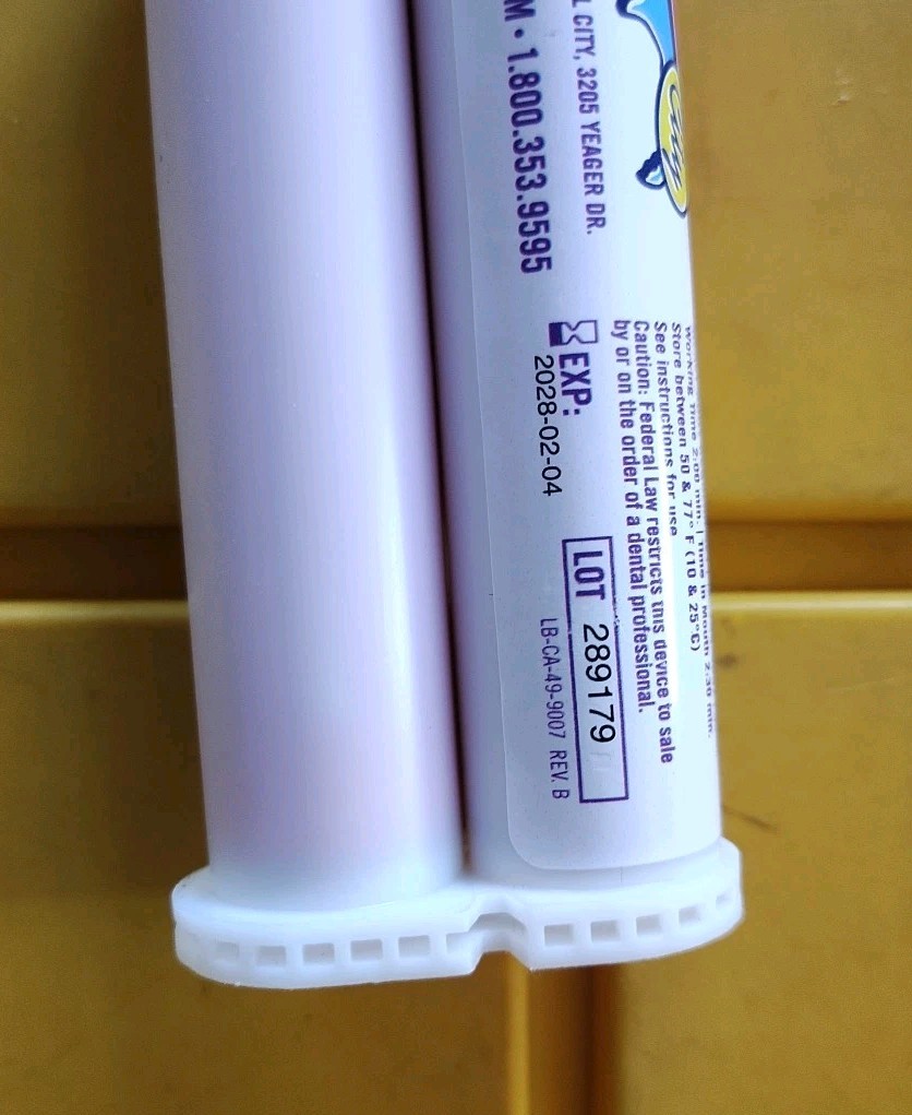 Dental City Impression Material Box Of (4) 50 ML Cartridges EXP 28/02/04