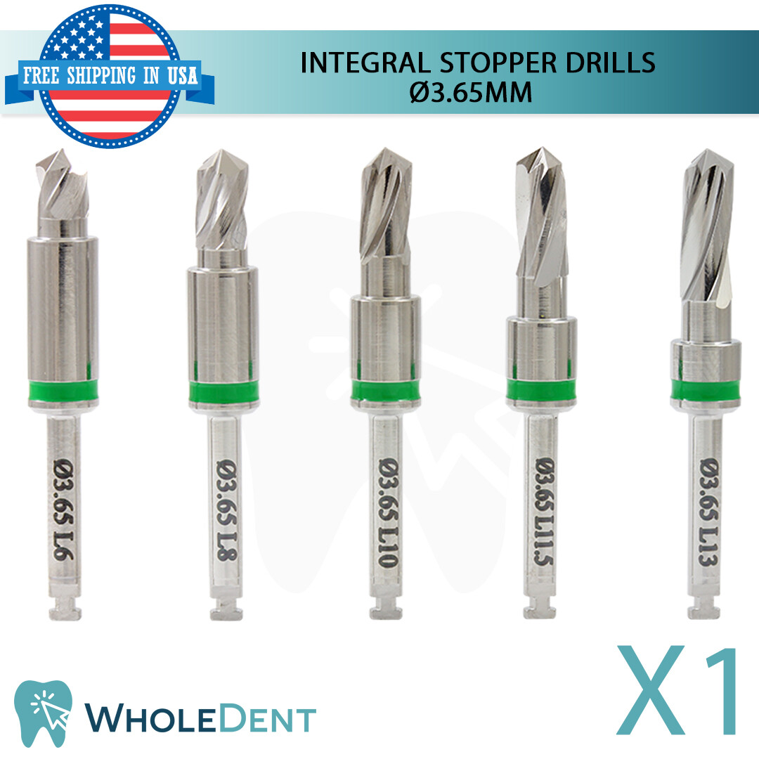 Surgical Integral Stopper Drill Ø3.65 External Irrigation Dental Implant