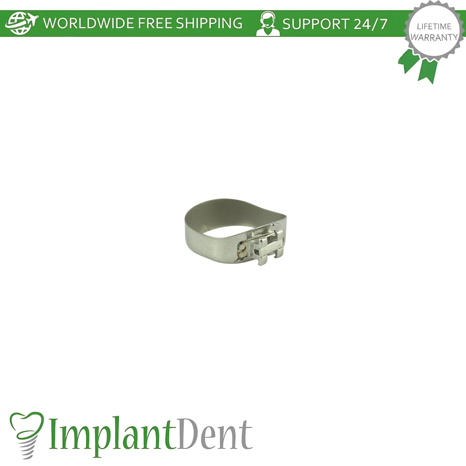 5x Dental Second Molar Single Tube Anatomical Upper Right Band Braces Span Lab