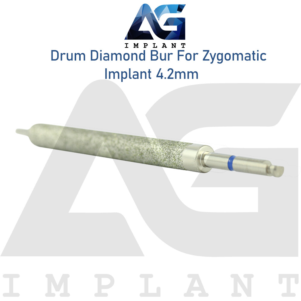 Diamond Drum Bur Ø4.2mm For Zygomatic Tool Drill Surgi cal 30mm