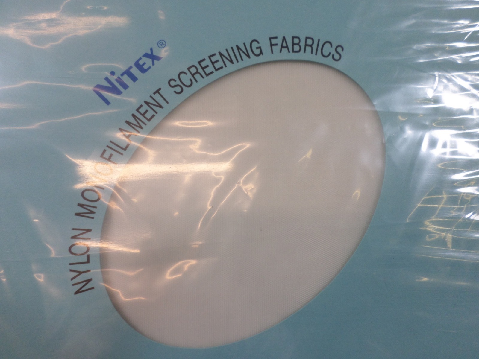 TETKO 12 x 12” Nitex Nylon 202µm Pore Monofilament Screening Fabric (Pack of 5)