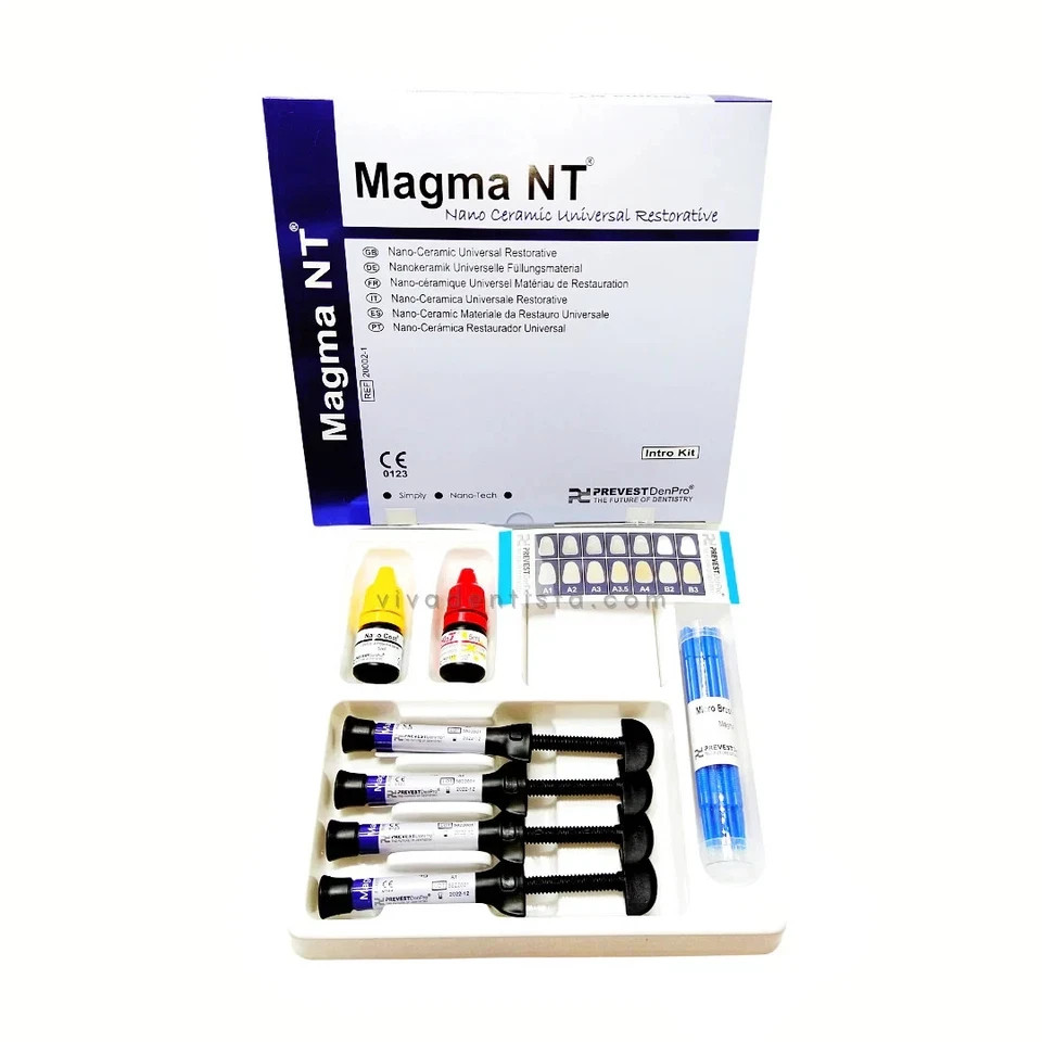 Dental MAGMA NT Nano Silica and Zirconia Fillers Universal Restorative 4 Syr Kit