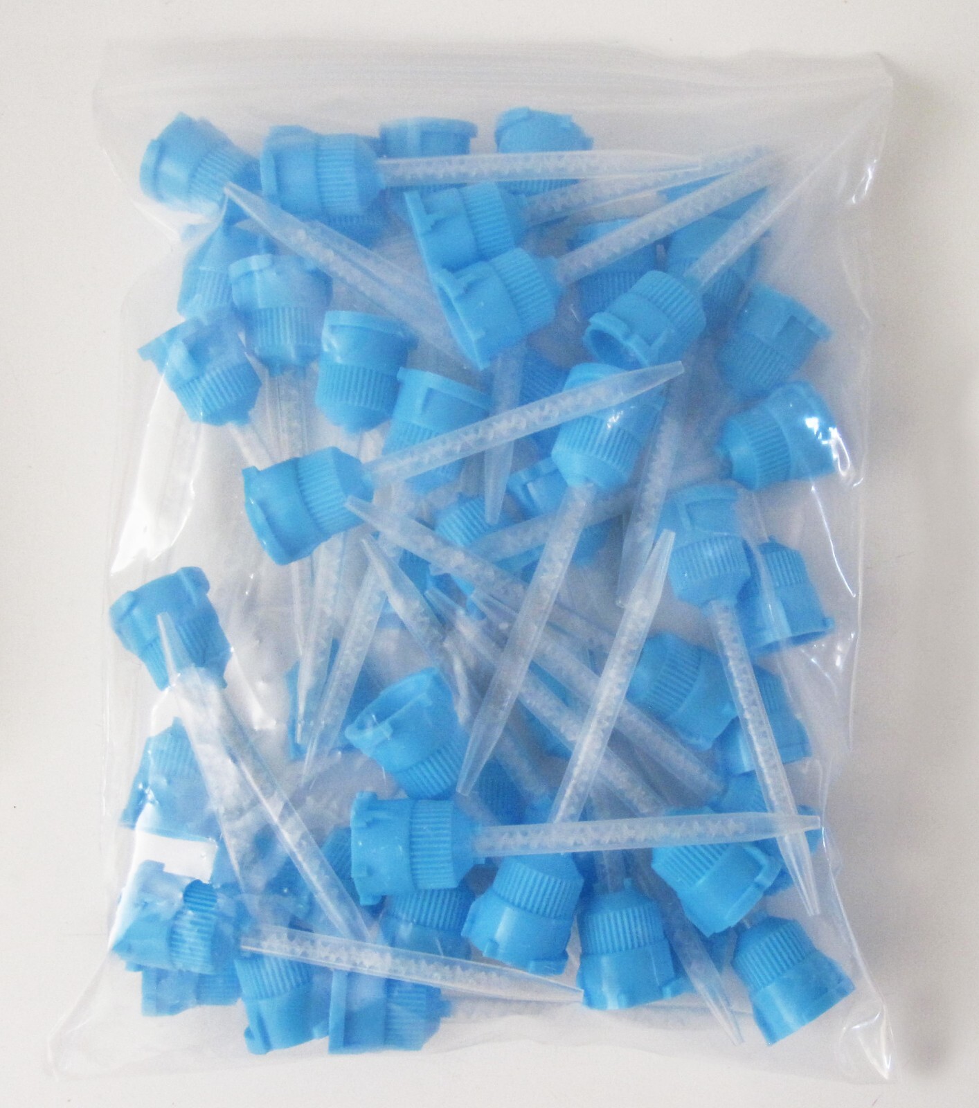 40 pcs Crown & Bridge Blue/ Clear HP dental impression Mixing Tips 1:1 ratio