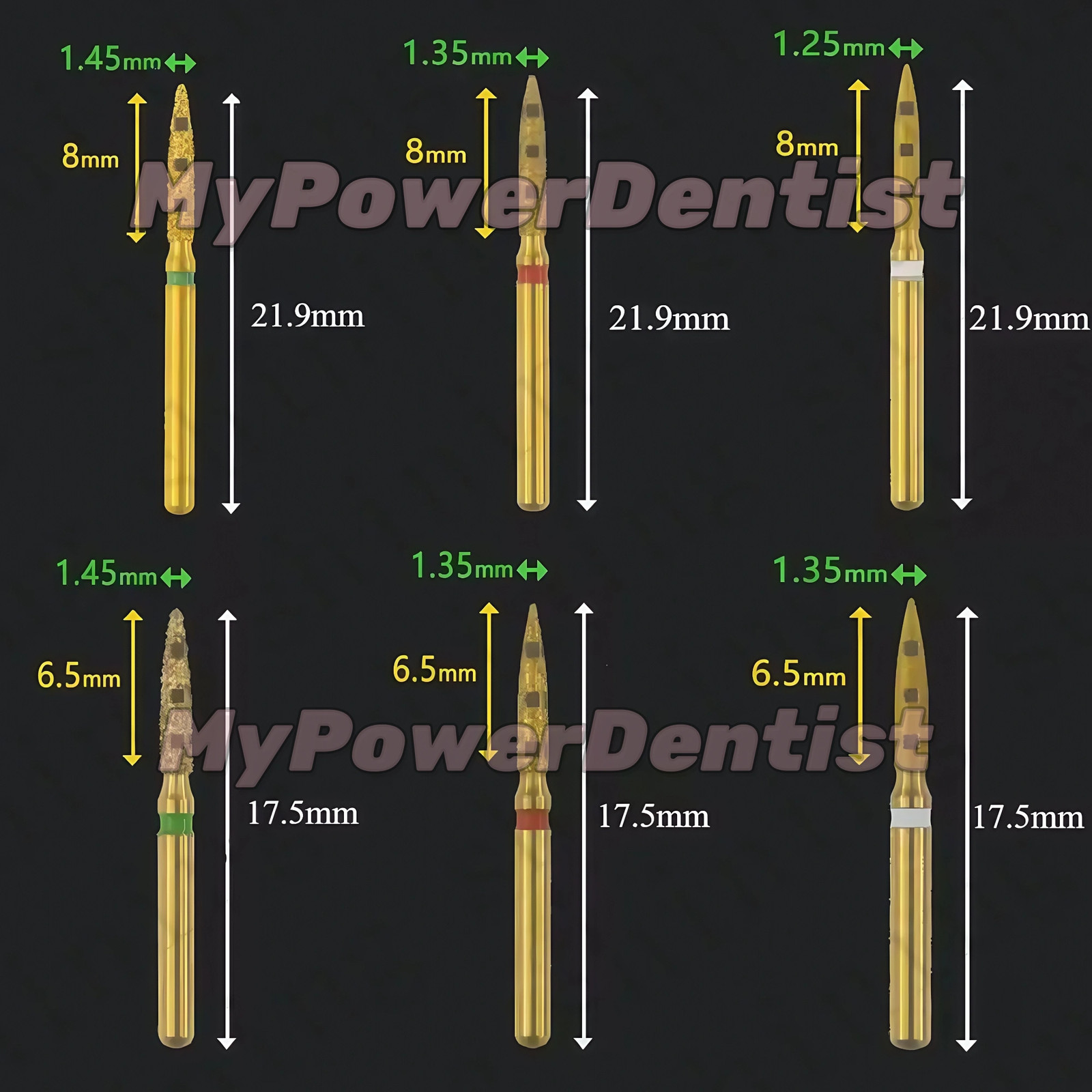 Dental Preparation Bur BOPT Kit Vertical Restoration Crown Restoration FG7906
