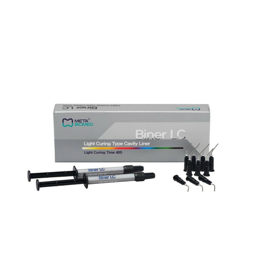 Meta Dental Biner LC Light Cured Radiopaque Fluoride Releasing Cavity Liner