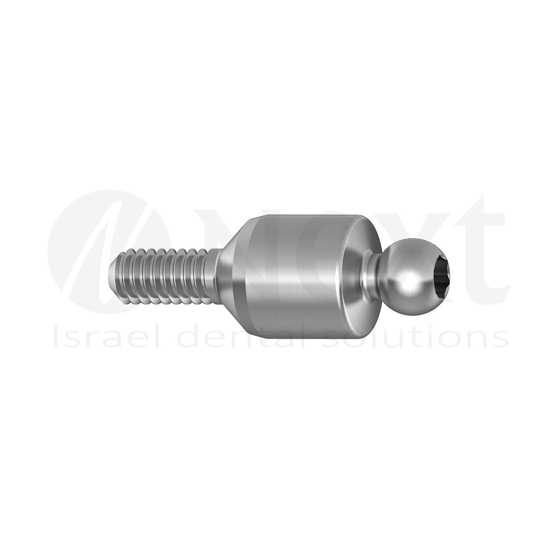 Lot x 10 Dental ball attachment abutment internal hex titanium 0.5 – 6 mm