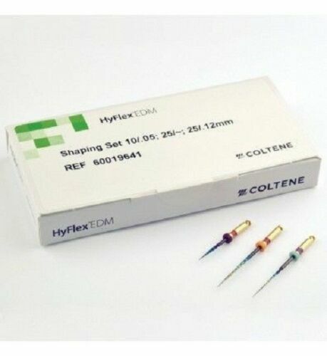 2X COLTENE HYFLEX EDM 3 FILES TOTAL DENTAL ROTARY FILES FRESH AND GOOD QUALITY