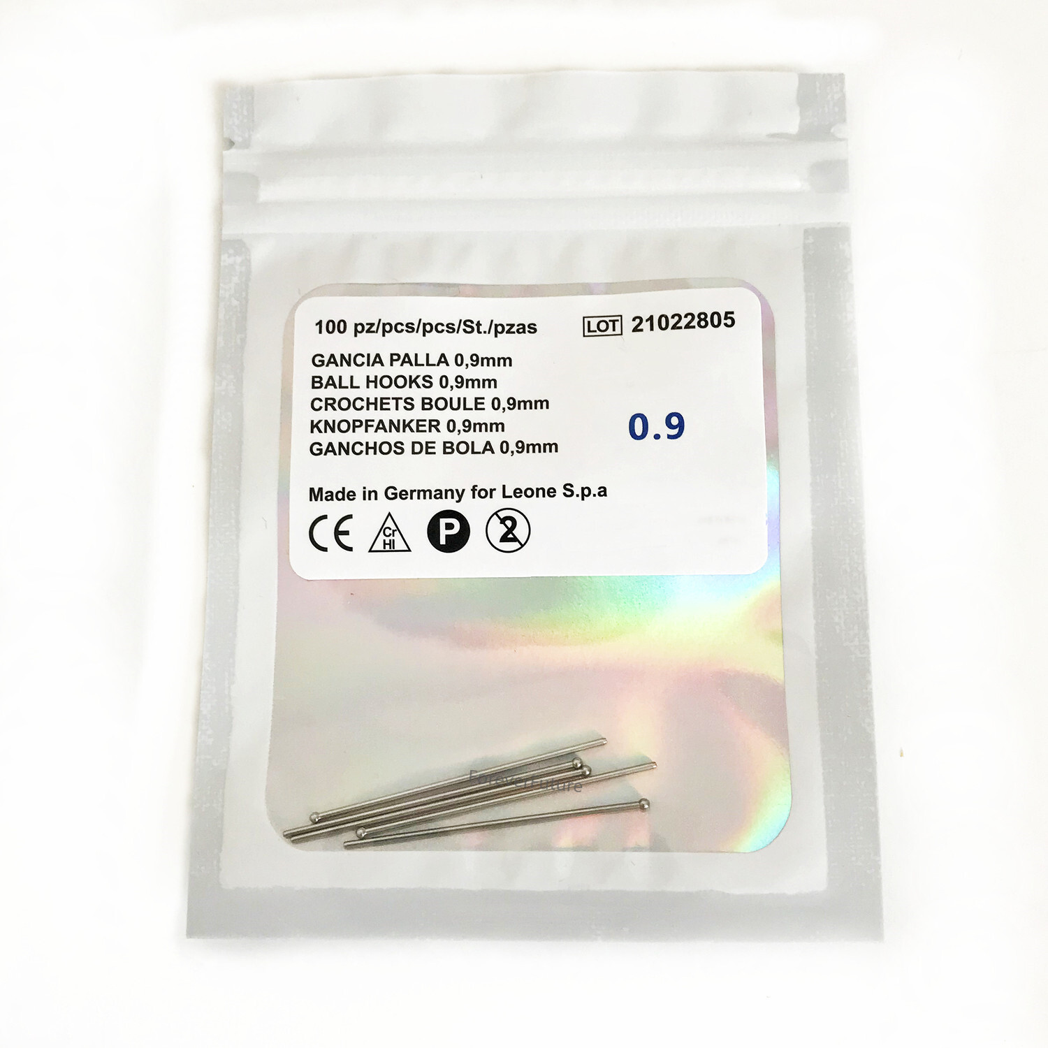 5Pcs/Pack Dental Dentaurum Ball Retainer Clasps Orthodontic Tooth Hold Position