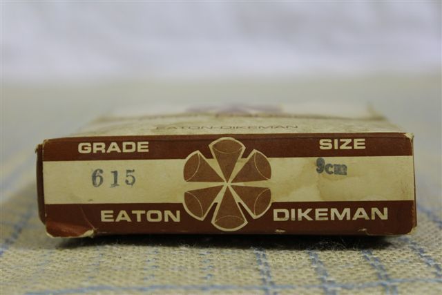 Vintage Eaton Dikeman Grade 615 Size 9cm Filter Paper in Box