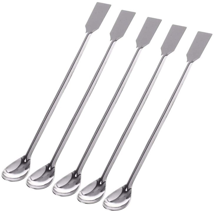 Lab Spatula Micro Spoon mini Scoop Laboratory Tiny Powders Mixing Filler Gel Cap