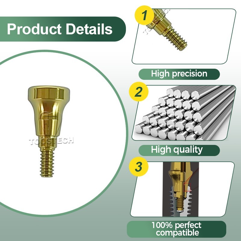 20pcs Healing Cap / Abutment Ø4.5mm H2.5/3.5mm fits to Neodent GM