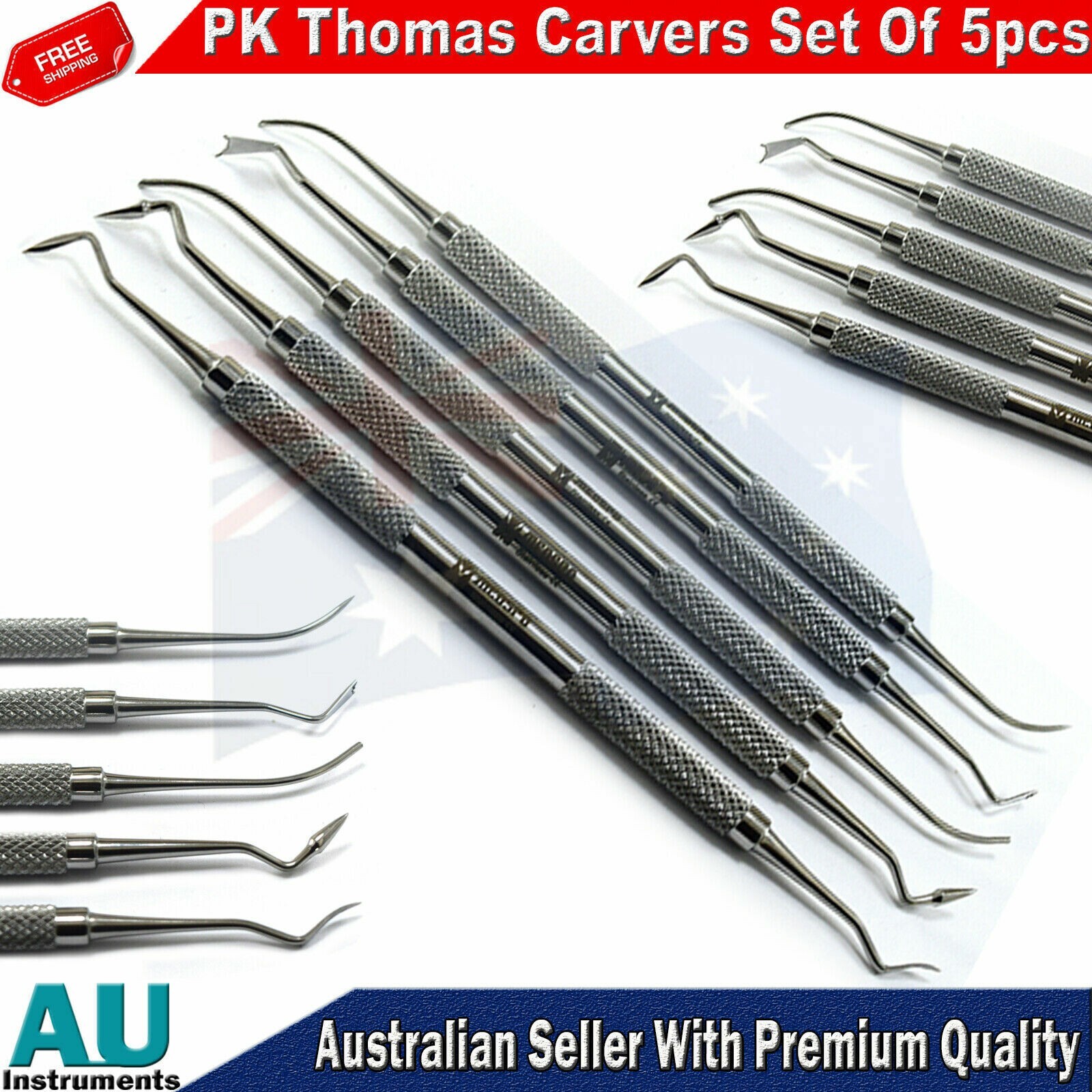 Dental Lab Technician Instruments PK Thomas Carvers Plaster Spatula Mixing Bowl
