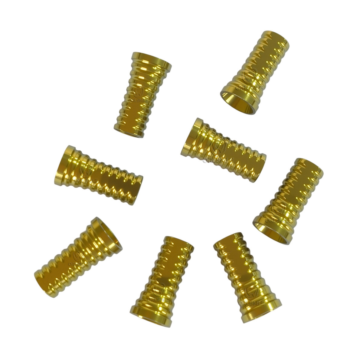 5 pcs MU Temporary Ti Cylinder non engaging conical abutment fit to MIS Seven