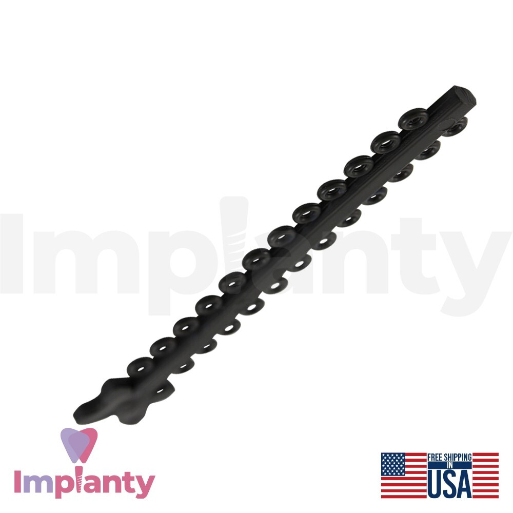 Morelli Polyurethane Elastic Ligature Modules Black Color 1000pcs
