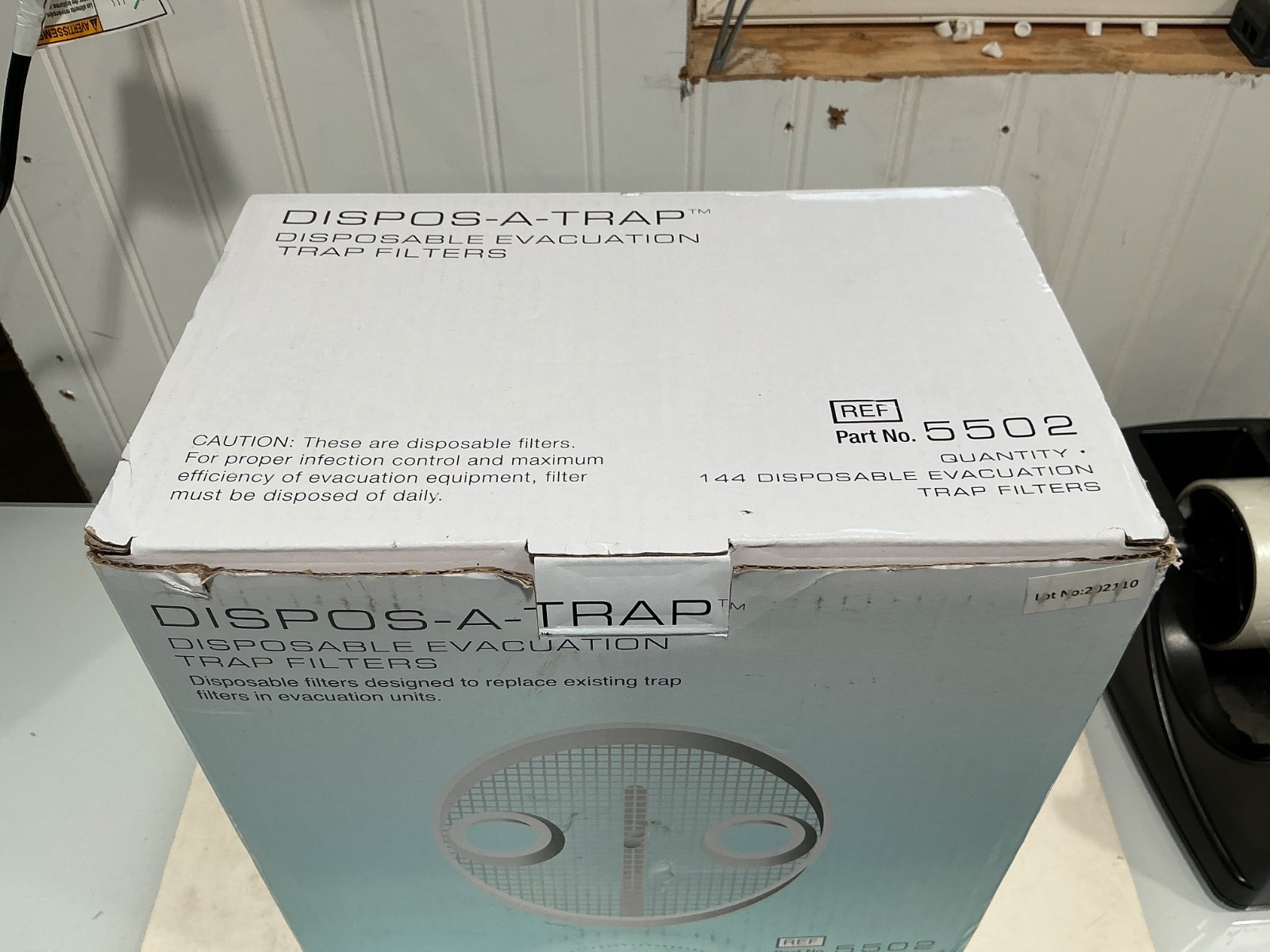 Kerr DISPOS-A-TRAP Disposable Evacuation Trap Filters 5502
