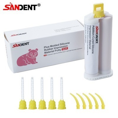 Dental Impression Material silicone Putty Set Light Body addition-cured soft USA