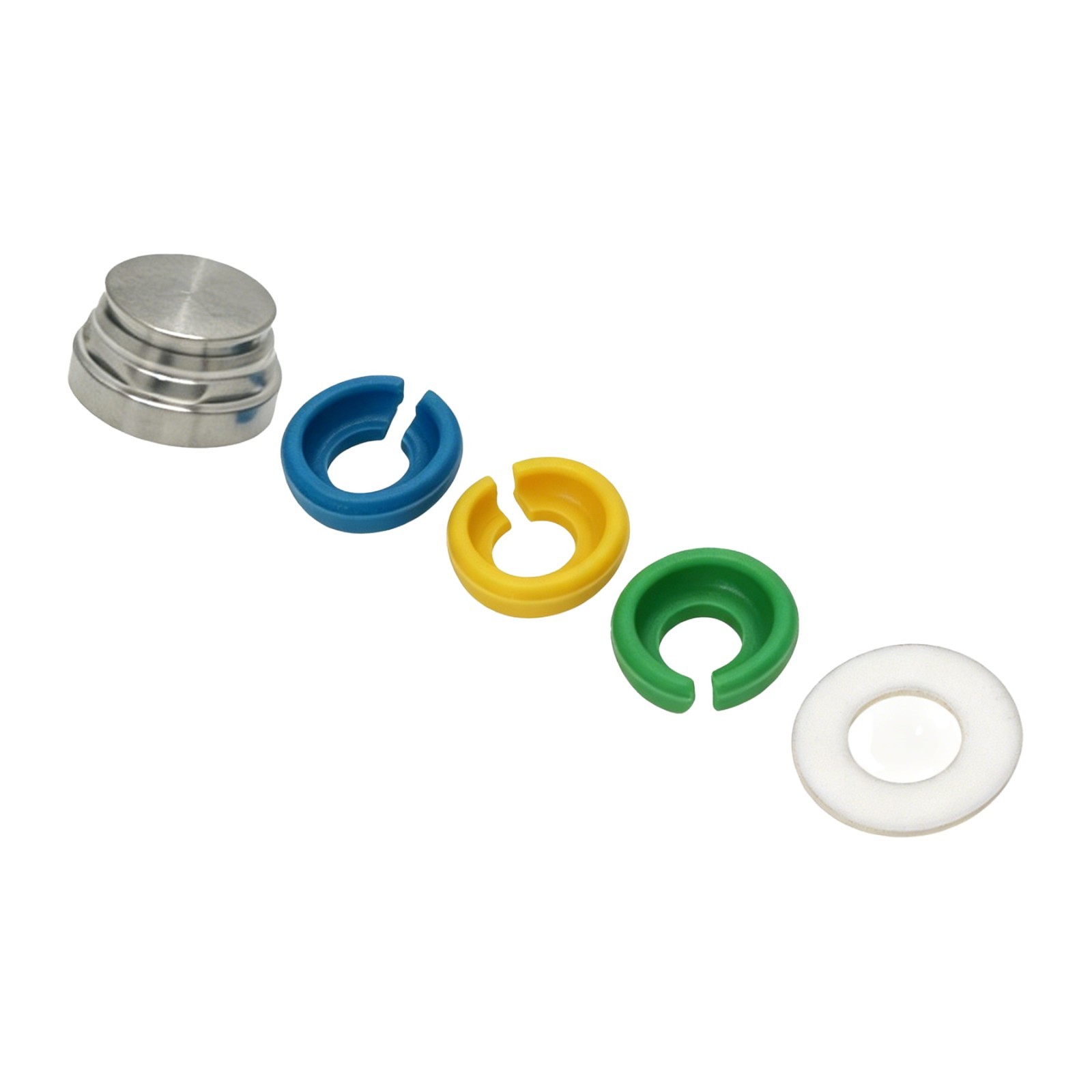 US Dental Novaloc Type PEEK Retention Insert Caps Matrix Titanium Housing Caps