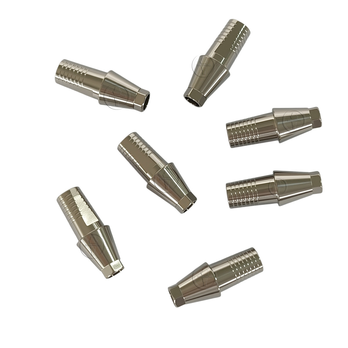 5 pcs Ti-base Abutment CAD/CAM fit to Hiossen Osstem platform Mini Regular