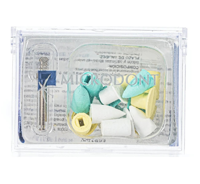 MICRODONT POLIGLOSS kit High Gloss Polishing for dental use (18 pcs/pk) – Brazil