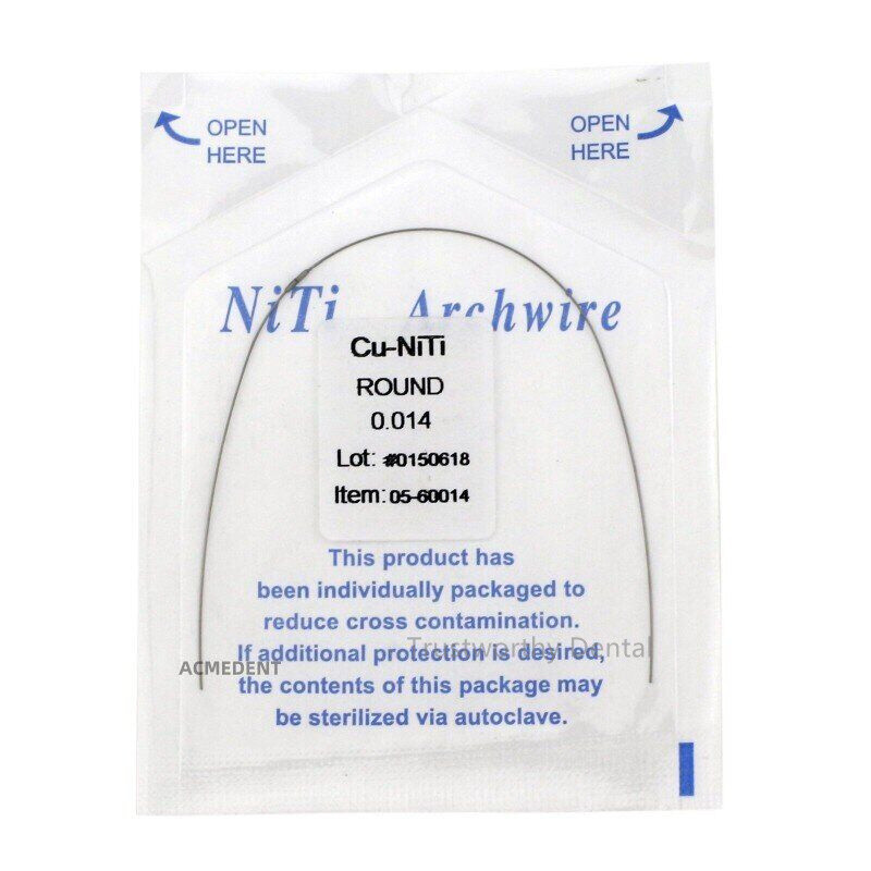 Dental Orthodontic Copper Cu-Niti Round Damon Form Arch Wires