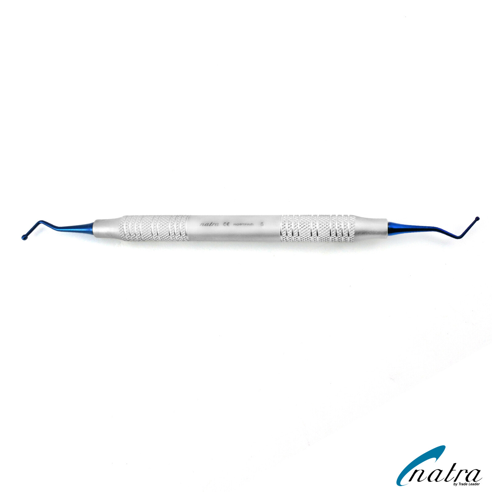 5 pcs Composite Dental Filling Instrument + Tray Probe spatula heidman plugger