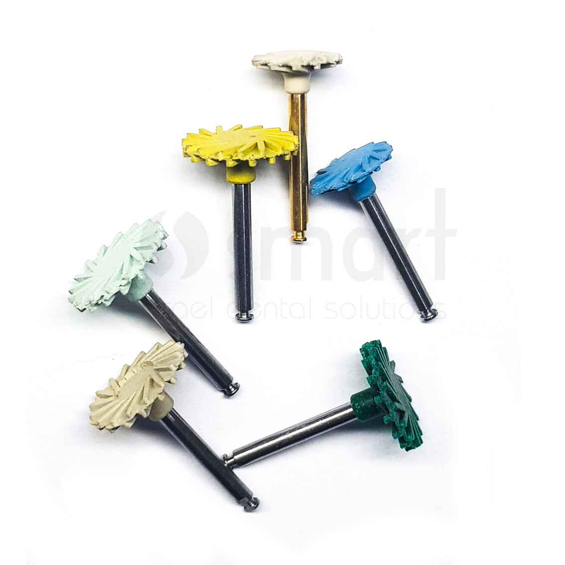 Lot x 35 Dental Twist RA polishing diamond coarse medium fine B quality mix